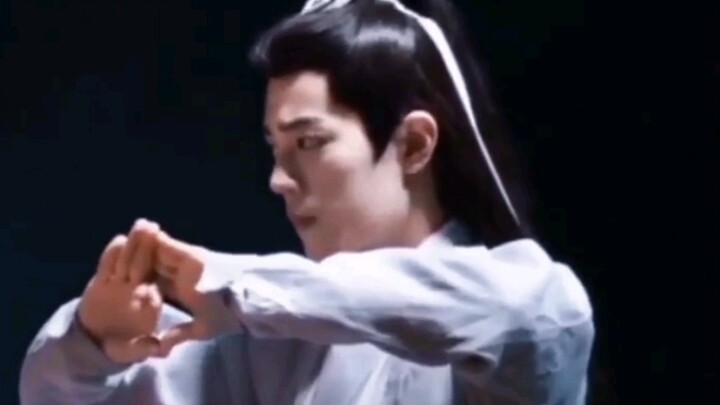 [Yu Gu Yao] Xiao Zhan street photos: Stunning Shi Ying casting spells, so cool when forming hand sea