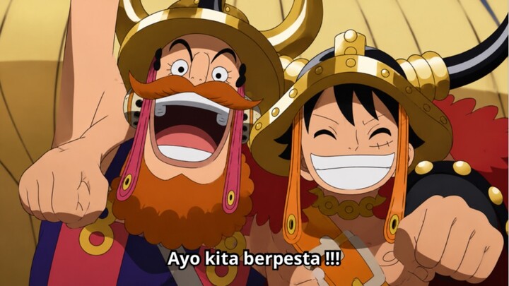 One Piece Episode 1163 - Penyambutan Bajak Laut Topi Jerami !!!