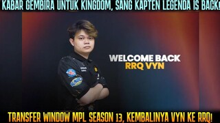 WOW 😮 VYNN BENERAN BALIK KE RRQ ! SIAP KEMBALIKAN KEJAYAAN SANG RAJA DI MPL SEASON 13?