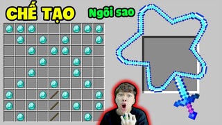 Vinh Chế Tạo Cây Kiếm Hình Ngôi Sao " Đáng Yêu " Quá ??😱 Đau Đầu Vì Thấy Cái Này Trong Minecraft !!