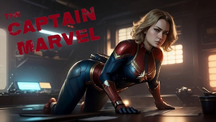 THESE AI ART WILL CHANGE YOUR IDEA OF BEAUTY / Beautiful Captain Marvel AI Art