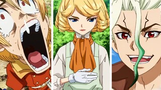 "Modern people cannot live without chefs! New Stone Age cannot live without Senku" [Stone Age Season