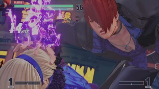 KOF15　強すぎる…黒ギャルアンヘル１７Hitコンボ　八神庵３１Hit７割クライマックコンボも強い