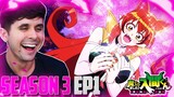 "IM SO HAPPY WE'RE BACK" Welcome to Demon School! Iruma-kun SEASON 3 Episode 1 REACTION!