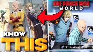 One Punch Man World BEGINNER GUIDE!!!