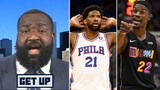 GET UP | Perkins reacts to NBA Playoffs: Philadelphia 76ers vs Miami Heat in East Semis