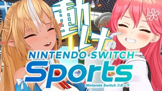 【 Nintendo Switch Sports 】みこフレで運動しましょうの回【ホロライブ/さくらみこ/不知火フレア】