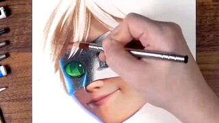 Drawing Miraculous_ Cat Noir _ Part 1