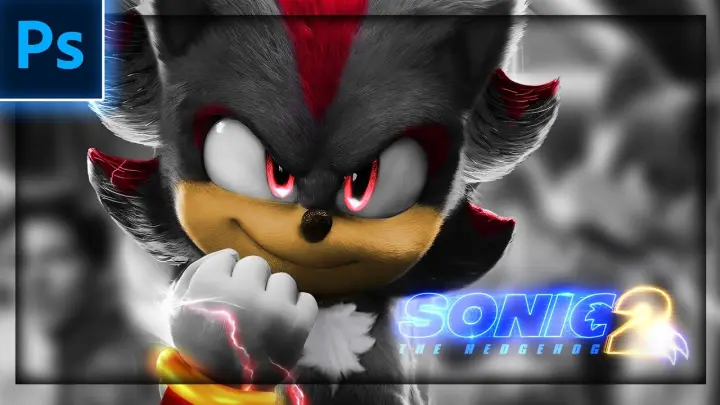 [Speed Edit] Shadow The Hedgehog | Shadow Poster - Sonic the Movie 2
