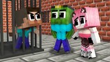 Monster School: Good Family Zombie and Bad Family Herobrine - Sad Story - Minecraft Animation