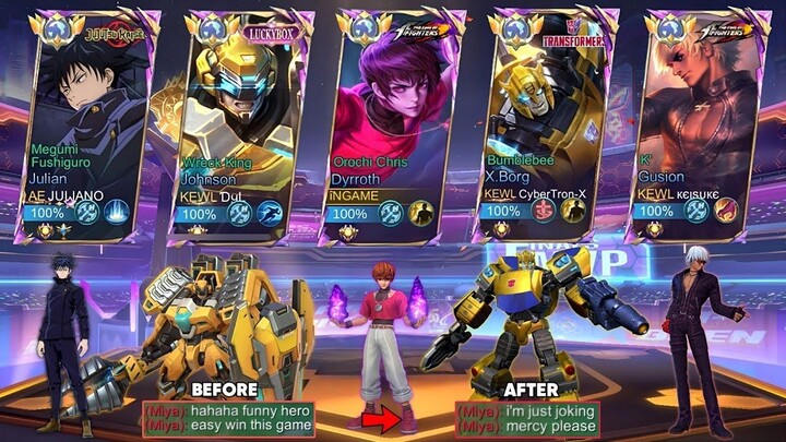 5 MAN GLOBAL SUPREME YOUTUBER IN RANKED!  ENEMY TRASHTALKER GOT DESTROYED - NEW