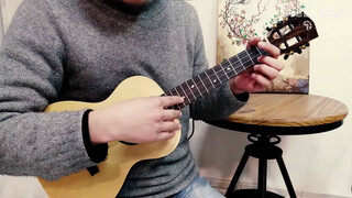 "aLIEz" Sawano Hiroyuki di-cover laki-laki dengan sebuah ukulele