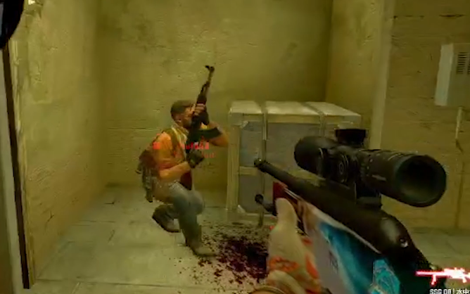 【csgo】ปฏิกิริยาของยายฉันเร็วกว่าเขา