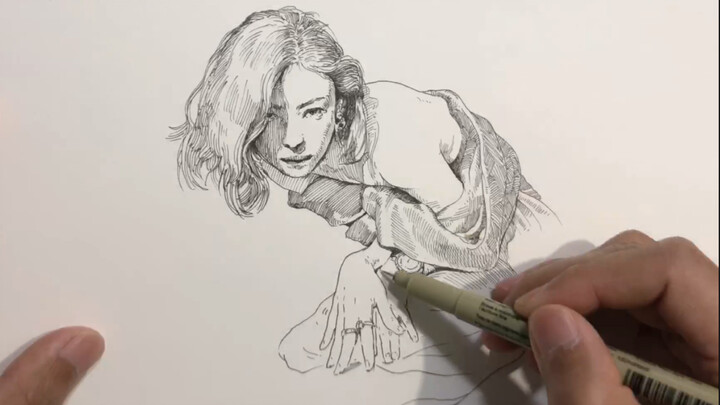 Hand-Drawing without Draft