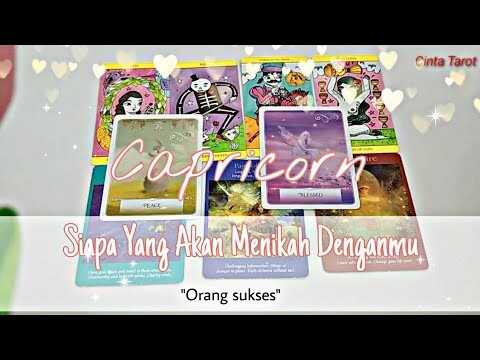 Capricorn ✨ Siapa Yang Akan Menikah Denganmu 💍♥️."Orang sukses".