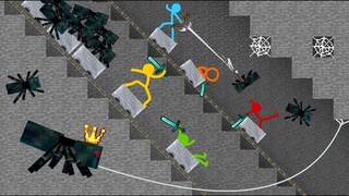 Cave Spider Roller Coaster - Animation vs Minecraft Shorts Episode 14