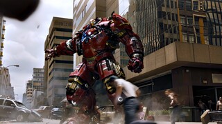 [4k120fps remaster] Classic Hulkbuster armor fights the out-of-control Hulk