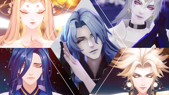 [ส่งครั้งแรก] Tsukuyomi Center·Gao Tianyuan พล็อตแนวตั้งกลุ่มย่อย MMD [ช่วยฉันให้พ้นทุกข์]