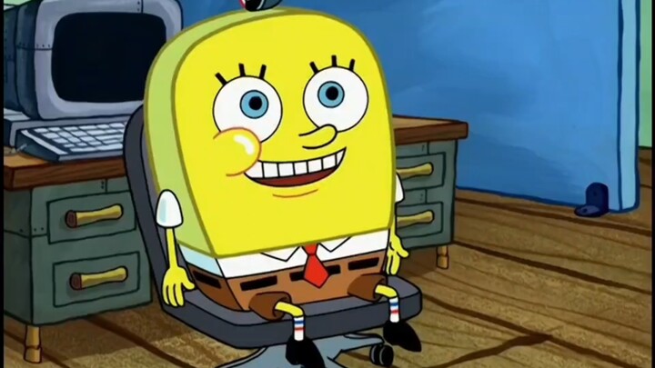 Time has smoothed out the edges of the little sponge, turning him into a rounded and normal person.