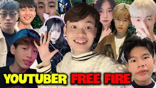 Tôi Đã Gặp Tất Cả YouTuber Free Fire !!!
