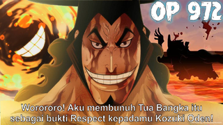 ODEN DAN TOKI MASIH HIDUP? MATINYA 2 TUA BANGKA KUROZUMI - One Piece 972+