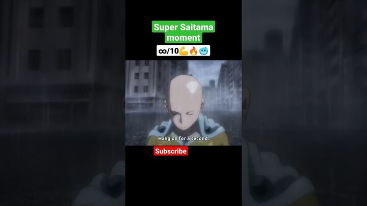 super saitama badass anime moment🥶-- goosebump moment🥶 #saitama #anime  #badas