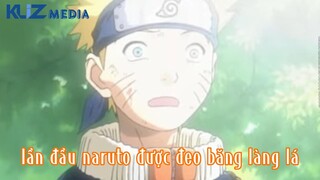 Naruto lần đầu đc đeo chán của làng lá