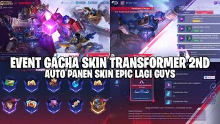 TUMBAL GACHA EVENT TRANSFORMER 2.0 - 10x DRAW PERTAMA DIJAMIN DAPAT SKIN TRANSFORMER! MOBILE LEGEND
