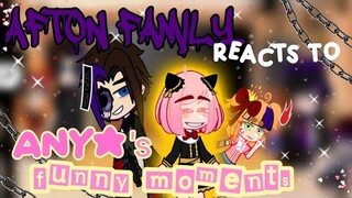 Afton Family reacts to Spy X Family funny moments