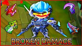 TOWER DIVE ONE SHOT! | TOP GLOBAL SABER GAMEPLAY | B o d a k - Mobile Legends Bang Bang