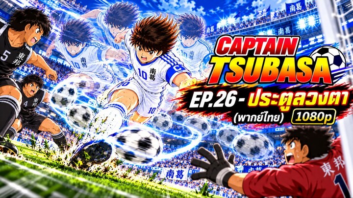 CAPTAIN TSUBASA EP.26 - ประตูลวงตา (พากย์ไทย) 1080p