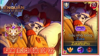 TOP.1 ZUKA  - ZukaNoPro Huỷ Diệt Rank Thách Đấu TOP 32 Với Lối Đánh Nhanh Mạnh 8 Phút ENDGAME !
