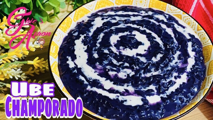 Ube Champorado | Purple Yam Porridge | Ghie’s Apron
