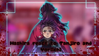 [] Hashira react to Tanjiro and Yoriichi [] Gacha club [] Demon Slayer []