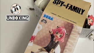 SPYxFAMILY premium figure bond forger & anya forger by sega unboxing