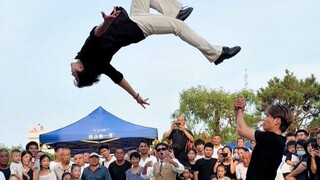 Henan Shangqiu Suixian Fengqi Lake dance, suddenly met a lot of masters, this operation