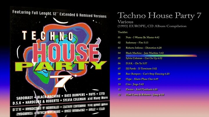 Techno House Party 7 (1993) Various [CD Album Compilation]