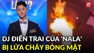 DJ Wukong “Người ấy là ai” gặp tai nạn lúc biểu diễn, bị lửa cháy bỏng mặt