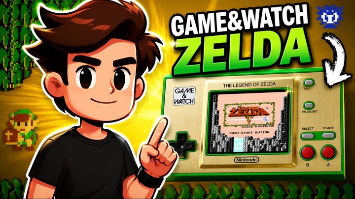 COMPREI UM GAME & WATCH DO ZELDA #zelda