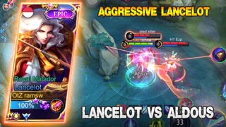 AGGRESSIVE LANCELOT PERFECT GAMEPLAY 🔥🔥🔥