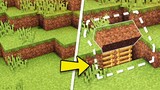 Minecraft: How to Build An Easy Survival Secret Base Tutorial (Hidden House)