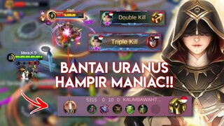 LUNOX SIDE HAMPIR MANIAC?! COUNTER URANUS MLBB