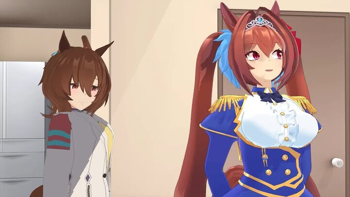 【MMDウマ娘】Worried about Yamato's old father Hayako