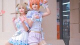 [Yanyang & Misaka Harukaze] Koizumi Hanayo & Xingkong Rin's official candy distribution! *fingers sw
