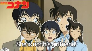 Conan explain that Ran is not Eisuke's Girlfriend | Conan Jealous | [Conan x Ran]