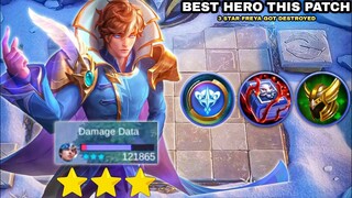 121K DAMAGE!! 3 STAR FREYA 1 HITTED BY THIS ASTRO POWER XAVIER. COMMANDER CONNIE 1ST. MUST WATCH!!