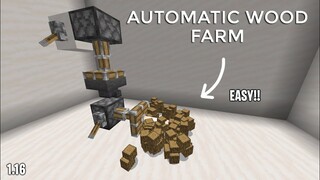 Minecraft Bedrock: Automatic Wood Farm 1.17 MCPE/PS4/Xbox/Windows/Switch