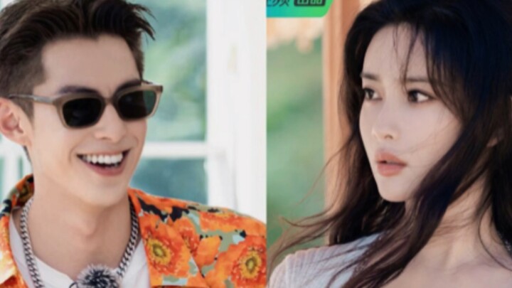 【Thiên Kinh Địch Nghĩa】Vương Hạc Đệ × Mạnh Tử Nghĩa, điệu tango bên bờ biển, váy dài trắng, áo sơ mi