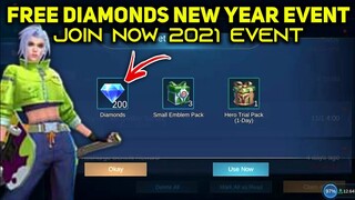 NEW YEAR EVENT HAVE A CHANCE TO WIN 200 DIAMONDS 💎💎 || MOBILE LEGENDS