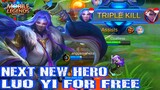 Free New Hero Luo Yi Gameplay - Mobile Legends Bang Bang
